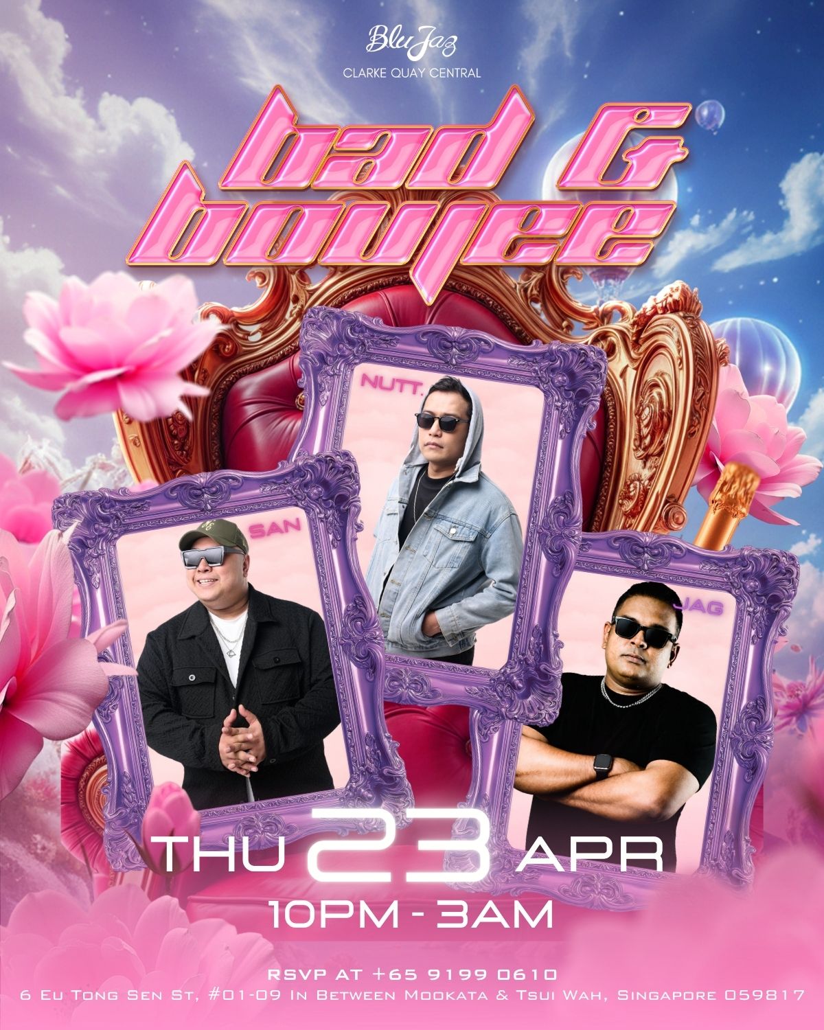 BAD & BOUJEE – Singapore’s Wildest Thursday Ladies Night